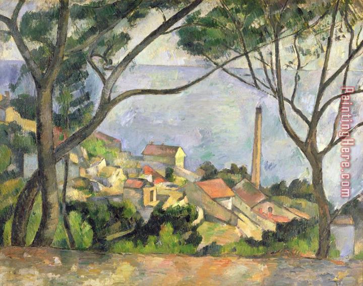 Paul Cezanne The Sea at l Estaque